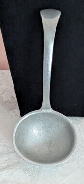 Vintage Wilton Armetale Pewter Soup Gravy Ladle 7.5" Short Handle Columbia PA